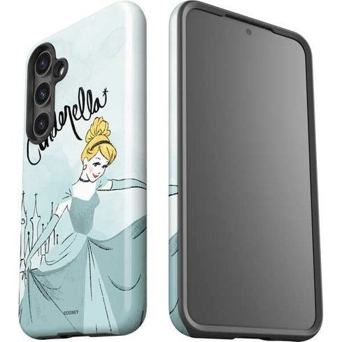 Disney Princess Cinderella Curtsy Art Galaxy S24 Plus Impact Case